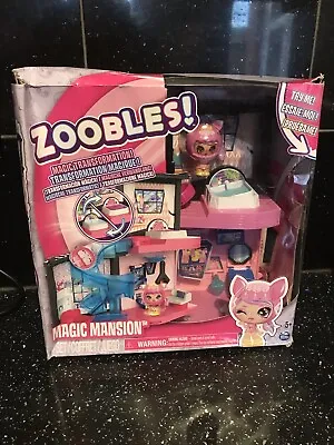 Zoobles Magic Mansion Transforming Playset 5+ Damaged Box • £9.99