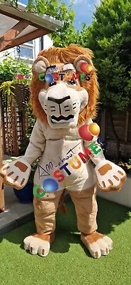 Hire Safari Lion Lookalike Costume Mascot Fancy Dress Hire Delivery KMJS • £50