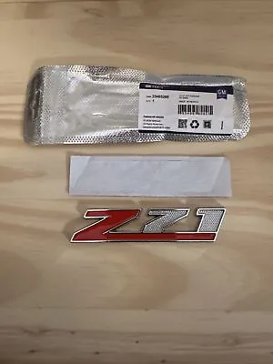 1x OEM Red GENUINE Grille Z71 Emblem GM Chevrolet Silverado Sierra Tahoe • $15.50