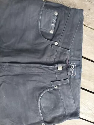 £40 • Buy JCC Men's Real Leather Biker Motorcycle Black Trousers Pants Size W32 Inch