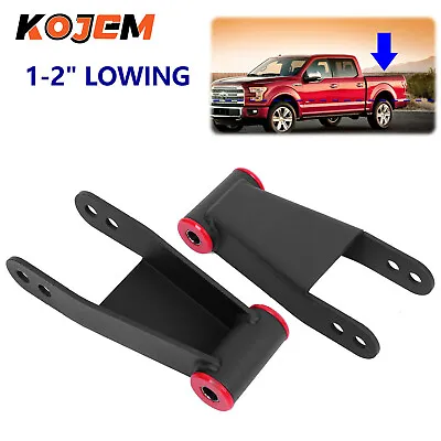 Drop Lowering Shackles Adjustable Leveling Kit Fit 2015-22 Ford F-150 F150 1 -2  • $26.68