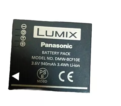 Panasonic DMW-BCF10E Digital Camera Li-ion Battery Pack Genuine • £19