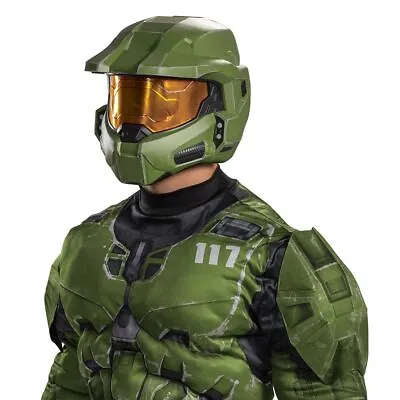 Halo Master Chief Adults Full Helmet Gaming Character Costume Accessory • £49.99