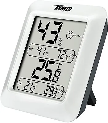 $9.89 • Buy IPower Digital Indoor Hygrometer Thermometer Room Temperature And Humidity Gauge