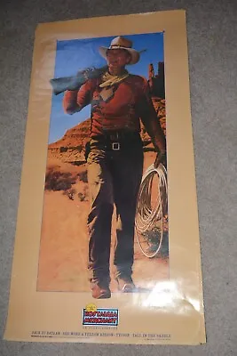 1987 Movie Theatre Promo Poster JOHN WAYNE 20 X40   The Duke  • $15