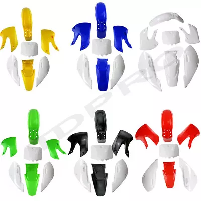 $53.25 • Buy Plastic Fender Kit For Kawasaki KLX110 KX65 RM65 DRZ110 125cc/140/150/160/200cc