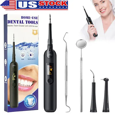 $21.89 • Buy Ultrasonic Tooth Cleaner Kit Dental Plaque Calculus Stain Remover Teeth Cleaning