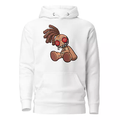 Voodoo Doll Drawstring Graphic Art Hoodie (Unisex)  • $48.66