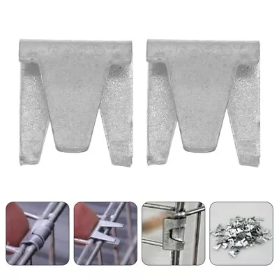  300pcs Wire Cage Clips Cage Snap Clip Metal Clip For Assembling Repairing Wire • £10.88