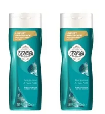 Imperial Leather Bergamot & Sea Salt Shower Gel 2x500ml-Free Postage • £12.99