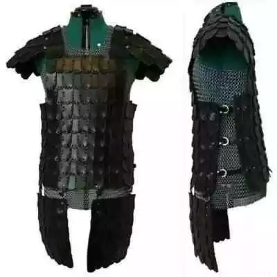 Leather Armour With Tassets For Larp Medieval Cosplay Costume Viking • £214.61