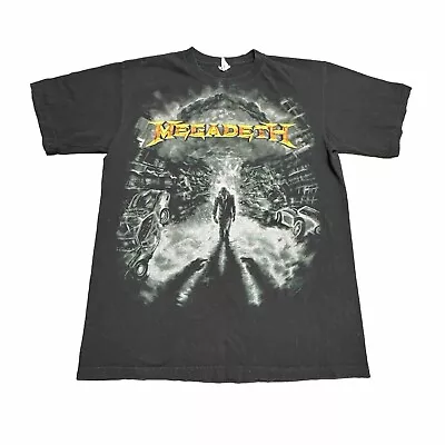 Megadeth T-Shirt Size M Band Music Tour Rock Metal Black Anvil • $14.77