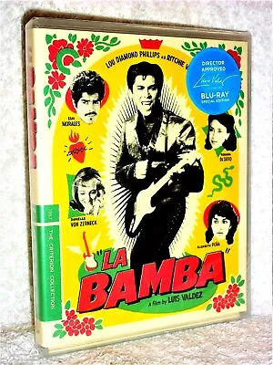 La Bamba (Blu-ray 2023 CRITERION) Lou Diamond Phillips Esai Morales Music Drama • $34.99