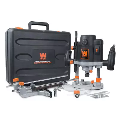 WEN Corded Router Edge Guide 15-Amp Variable Speed Plunge Wood Carrying Case • $97.64