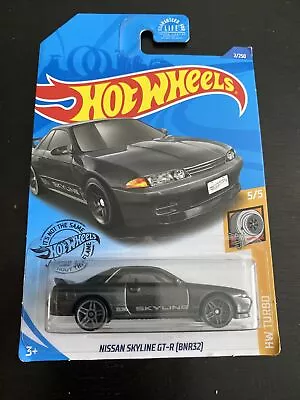 Hot Wheels Nissan Skyline GT-R R32 HW Turbo 5/5 (Black) (2019) 2/250 • $19.99