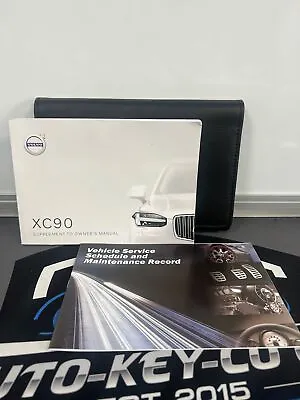 Volvo Xc90 Owners Handbook / Supplement To Manual + Wallet 2015~2021 (2019) • $34.72