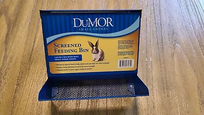 DuMOR Hanging Rabbit Feeder Sifter Large Screened Metal Rodent Feeder Bin • $9.99