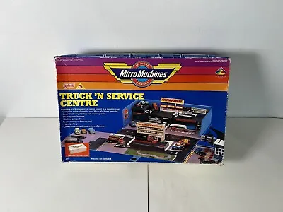 Micro Machines Truck 'N Service Centre Carry Case Playset In Box (A5) • £39.99