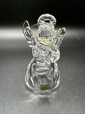 MIKASA PRAYING ANGEL CRYSTAL CHRISTMAS ORNAMENT - FREE SHIPPING - 3.25” Tall • $9.99