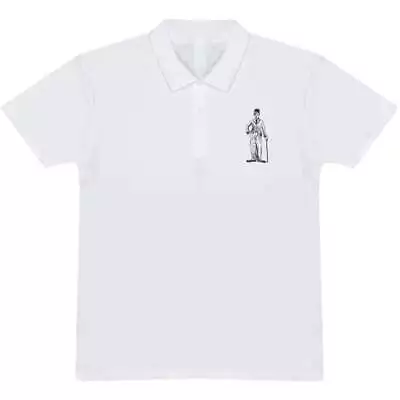 'Charlie Chaplin' Adult Polo Shirt / T-Shirt (PL009370) • £12.99