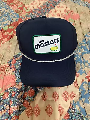 2024 Masters Golf Navy Blue Rope Tech Hat **new W/tag** • $59.99