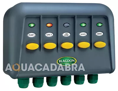 £72.95 • Buy Blagdon Powersafe 5-way Switch Box Ps5 Garden Outlet Safe Pond Plug Fish Koi