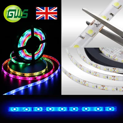 Flexible 12V 24V IP44 SMD 5050 LED Strip Light TV Back Light RGB Colour Changing • £15