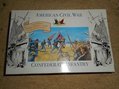 Accurate American Civil War Confederate Infantry Soldiers In Box 1/32 #3203 • $14.99