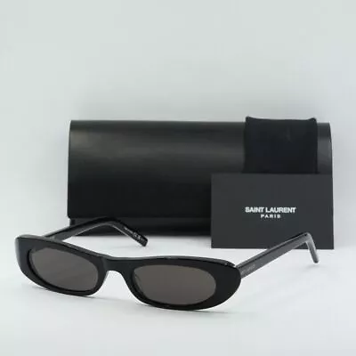 SAINT LAURENT SL557 SHADE 001 Black/Black 53-20-145 Sunglasses New Authentic • $249.95