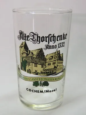 Beer / Wine Taster Glass: ALTE THORSCHENKE Hotel In Cochem Mosel GERMANY; 1332 • $10.97
