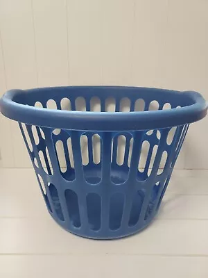 Vintage Sterilite Hard Thick Plastic Clothes Laundry Basket PREOWNED USED  • $54.99