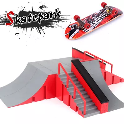 £17.89 • Buy Skateboard Fingerboard Ramps Skate Park Tech Deck Ramp Kit Kids Children Toys