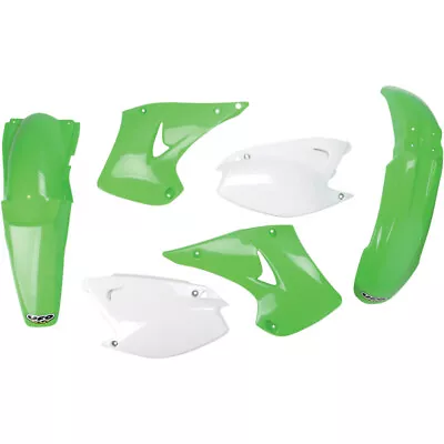 UFO Body Kit - Green/White - KX125/250 - '03-'04 | KAKIT201-999 • $109.45