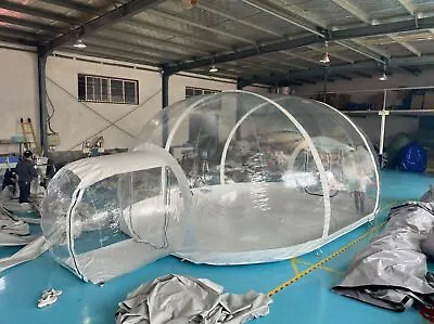 Inflatable Clear Eco Dome Camping Tunnel Bubble Tent W/ Blower NEW • $1499