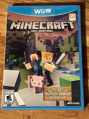 Minecraft (Nintendo Wii U) Includes Manual Case Disc - Works • $16.99