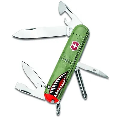 Victorinox Swiss Army Knives Shark Mouth Military Fighter Jet Tinker Knife • $34.95