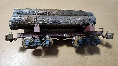 Bachmann G Scale Skeleton Log Car #15 (Weathered) • $69.99