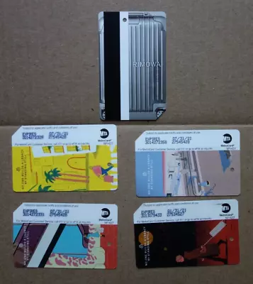 RIMOWA) Limited Edition MetroCard Set Of 4 Expired No Value Collectible Unique • $17.99