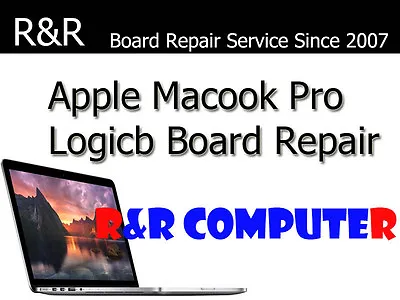 MACBOOK PRO 13  A1278 (2012) I5 2.5GHZ LOGIC BOARD REPAIR SERVICE + WARRANTY!!!! • $189