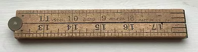 Vintage Lufkin Rule Co. No. 48 Wooden Folding 24  Ruler Made In USA • $12.99