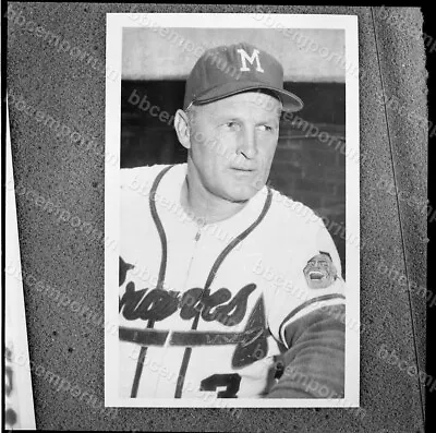 Bill Adair Milwaukee Braves Medium Frame Negative - Jim Rowe Archive U468 • $10