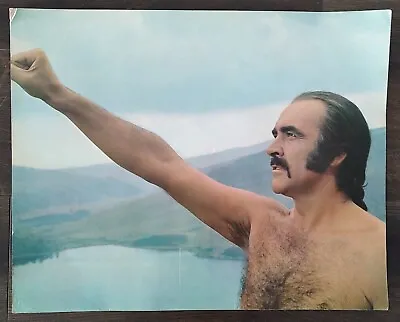 ZARDOZ MOVIE POSTER Original 1974 SEAN CONNERY 20x16 Printed Italy Vintage RARE • $60