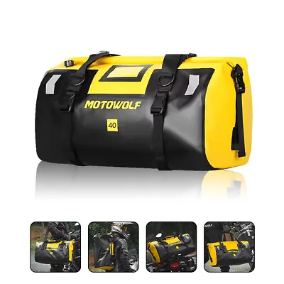 Motorcycle Tail Bags Handbag Long-distance Backpack 6 Level Waterproof 40L  • $41.87