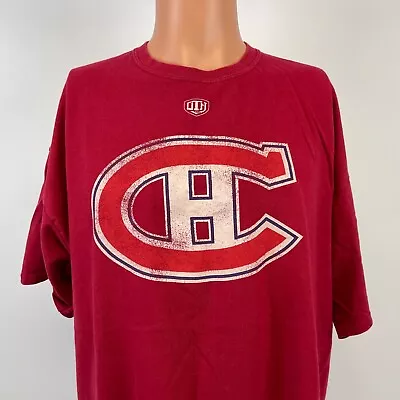 Old Time Hockey Montreal Canadiens 100 Years Logo Retro T Shirt NHL Size XL • $24.49