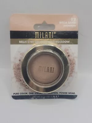 Milani Bella Eyes Gel Powder Eye Shadow Shimmer # 02 Bella Sand. Lot Of 2 • $29.95