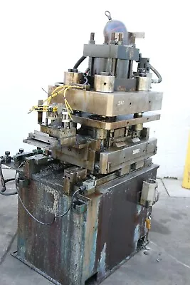 80 Ton Dundalk 4 Post Pre-punch Hydraulic Cutoff Press: Yoder #69916 • $17500