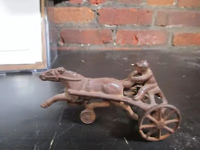 Cast Iron Horse Drawn Carriage With Man • $30