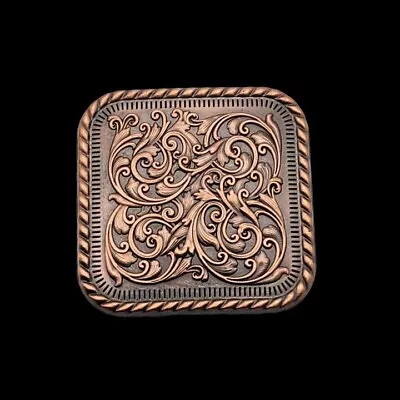 Western Lodge Cabin Kitchen Decor Antique Copper Concho Drawer Pulls Set Of 6 • $29.95