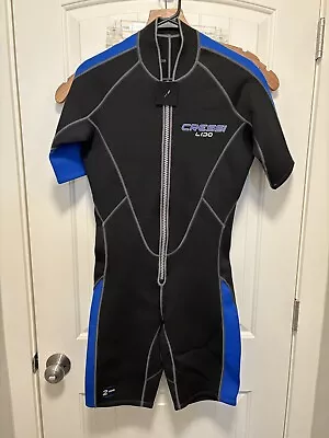 Cressi Lido Men XXL 6 Wetsuit Anatomic Shape 2mm Short Sleeve Shorts Swim Surf • $29.95