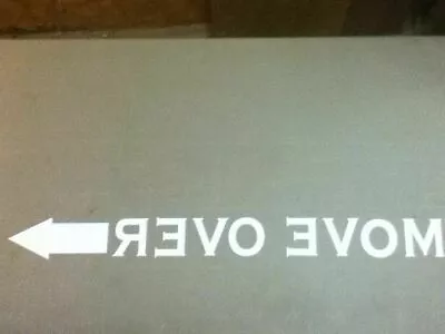 Move Over  Vinyl Graphic Decal  Car Truck Van Banner Auto Suv Cross Over Vehicle • $13.99